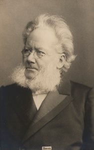 ヘンリック・イプセン（ノルウェーの劇作家・詩人）（モノクロ写真