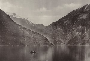 ガイランゲルフィヨルドにて（白黒写真） 作： Norwegian Photographer