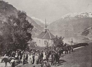 メロック、ガイランゲル（モノクロ写真 作： Norwegian Photographer