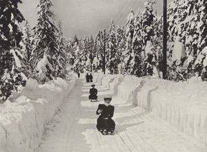 クリスティアニア近くのウィンタースポーツ