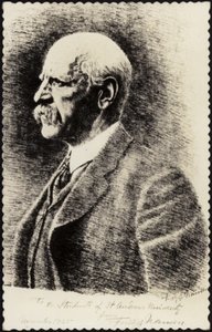 フリチョフ・ナンセン（1861-1930）、ノルウェーの探検家、外交官、人道主義者 作： Norwegian School