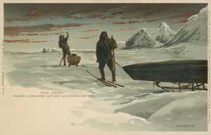 ナンセンのフラム探検隊、1896年5月（カラーリトグラフ 作： Norwegian School