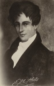 Niels Henrik Abel（1801-1829）、ノルウェーの数学者 作： Norwegian School