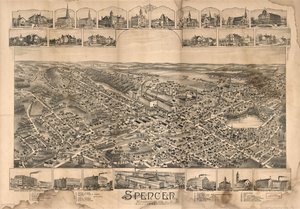 スペンサー、マサチューセッツ州、1892 年。 作： O.H. Bailey and Co.
