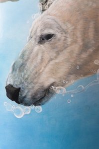 ホッキョクグマのバレエ, 詳細, 2012 (アクリル、ファイバーガラス彫刻の卵) 作： オディール・キッド