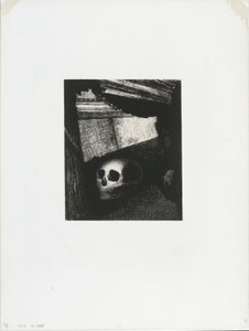 陪審員の男、野蛮人 作： Odilon Redon