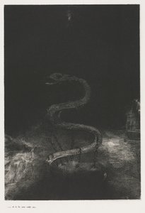 そして、彼を千年縛りました 作： Odilon Redon