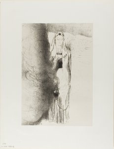 And the Angel Take the Censer、プレート 4/12 作： Odilon Redon