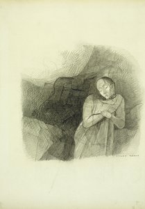 出現、1870-75 作： Odilon Redon