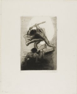 カインとアベル 作： Odilon Redon