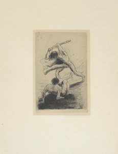 カインとアベル 作： Odilon Redon