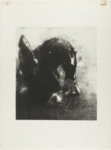 囚われのペガサス 作： Odilon Redon