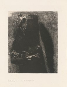それは悪魔です 作： Odilon Redon