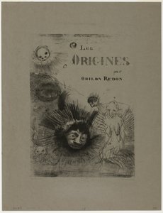 表紙-『Les Origines』の扉絵 作： Odilon Redon