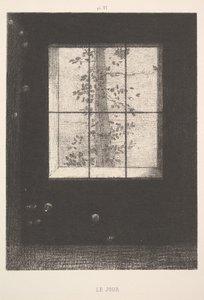 Day Le Jour、シリーズ、Dreams Songes、プレート VI、1891 年から。 作： Odilon Redon