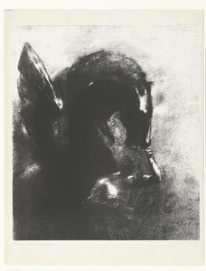 囚われのペガサス Pegase captif (オブジェクトのタイトル) 作： Odilon Redon