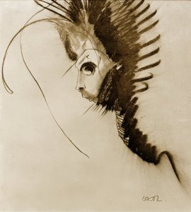 ドラゴン 作： Odilon Redon