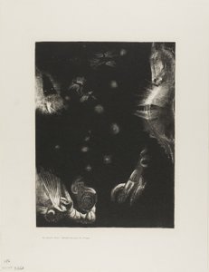海の国にはさまざまな人々が住んでいる、プレート 23/24 作： Odilon Redon