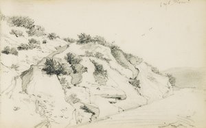 「バスクの国」というタイトルのアルバムからの描画、1862〜63 作： Odilon Redon