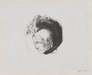 アンドレ・メレリオによる「絵画における理想主義運動」の口絵 作： Odilon Redon