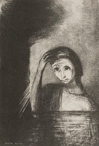 エミール・ヴェルヘーレン『Les Debacles』より扉絵 作： Odilon Redon