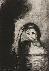 エミール・ヴェルヘーレン『Les Debacles』より扉絵 作： Odilon Redon