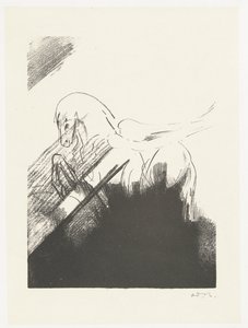 翼のある馬 シュヴァルエール 作： Odilon Redon