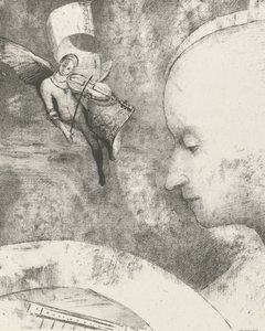 Heavenly Art、1894（print） 作： Odilon Redon