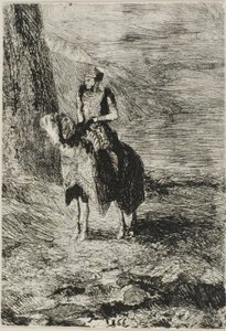 ホースマン・ウェイティング 作： Odilon Redon