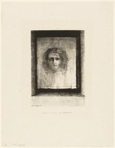 It was a Veil, an Imprint, プレート 1/6 作： Odilon Redon