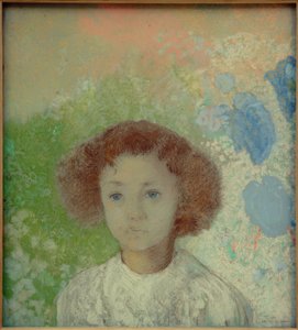 マドモアゼル・ド・ゴネ 作： Odilon Redon