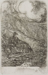 瞑想 作： Odilon Redon