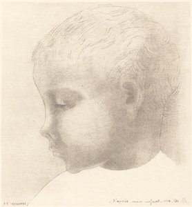 モン・アンファン（我が子） 作： Odilon Redon