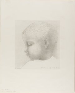 私の子供 作： Odilon Redon
