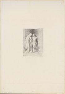 神秘的な会話 作： Odilon Redon