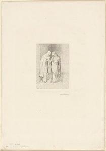 神秘的な会話 作： Odilon Redon