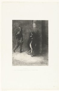 顔を覆っている長い髪の下にアンモナリアを認識したと思った Saint-Antoine: ...à travers ses longs chevaux qui lui couvraient la figure, j