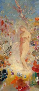 パンドラ、1914年 作： Odilon Redon
