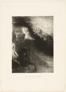 月下世界の巡礼者、プレート 5/6 作： Odilon Redon