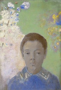 アリ・ルドンの肖像、1898年頃 作： Odilon Redon