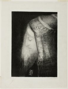 光のプロファイル 作： Odilon Redon