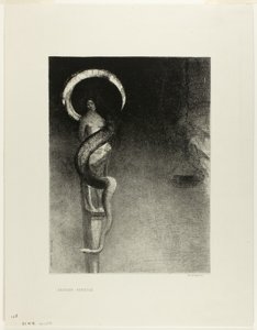蛇の光輪 作： Odilon Redon