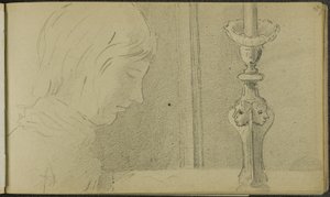 スケッチブック 作： Odilon Redon