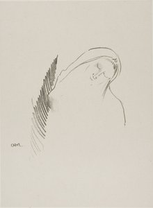 寝る 作： Odilon Redon