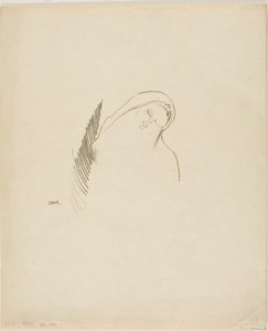 寝る 作： Odilon Redon