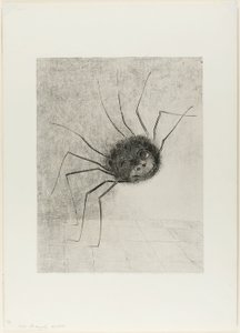 クモ 作： Odilon Redon