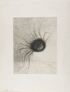 クモ 作： Odilon Redon