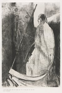 セントジョンの黙示録：そして別の天使が寺院から出てきた...、1899年。 作： Odilon Redon