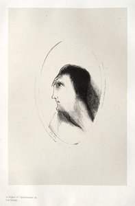 前頭骨の幅と平坦度 作： Odilon Redon