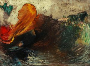 オフィーリアの死;ラ・モート・ド・オフィーリー、 作： Odilon Redon